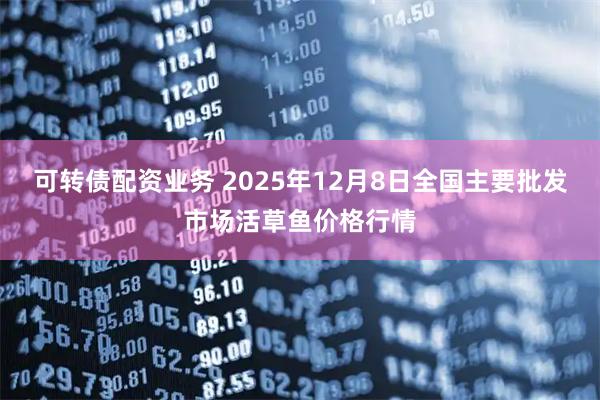 可转债配资业务 2025年12月8日全国主要批发市场活草鱼价格行情